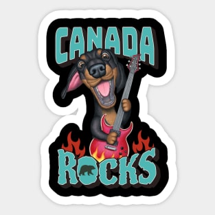 Canada Rocks Sticker